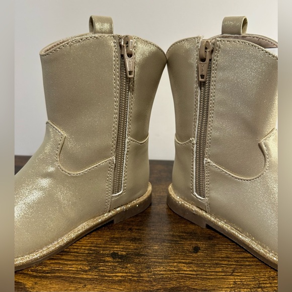 Miss Dynasty Toddler Girls Lil Jossie Rose Gold Cowboy Boots NWT Various… - Picture 6 of 7